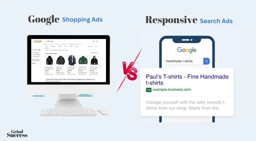 Google Shopping Ads vs. Responsive Search Ads